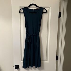 LOFT Teal Midi Dress